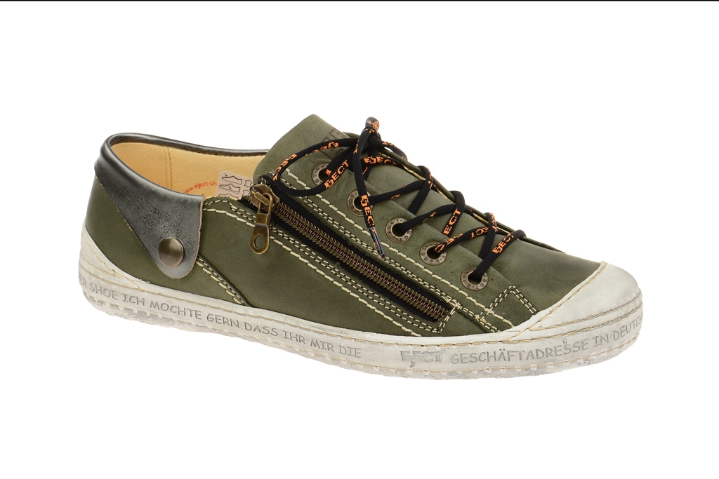 Eject DASS Schuhe E-13001 kahki - grau Damen