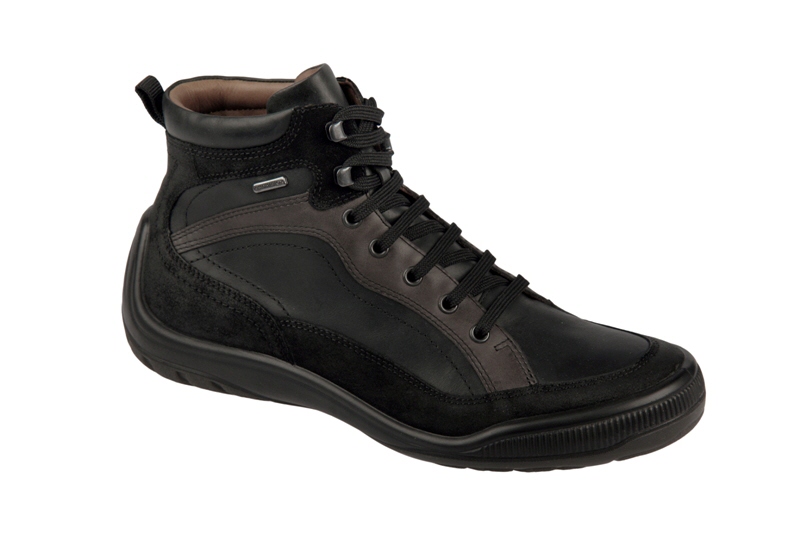 Geox Johnny Schuhe schwarz grau Stiefeletten