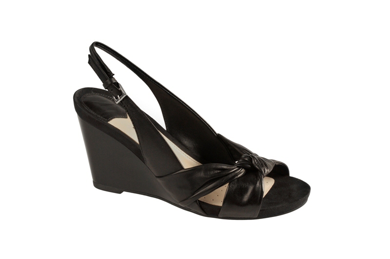 Geox D01N7B Nicole Schuhe schwarz Sandalette Gr. 38, 39