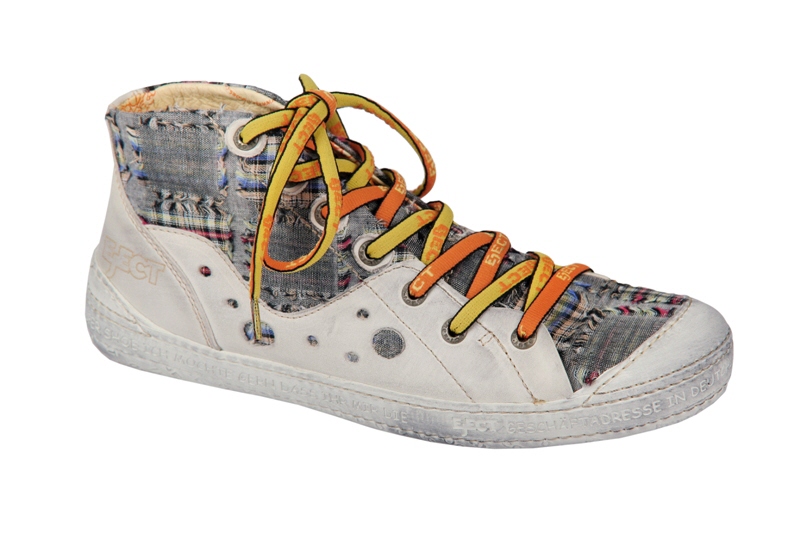 Eject Dass Schuhe E-13466 jeans wei&szlig; grau