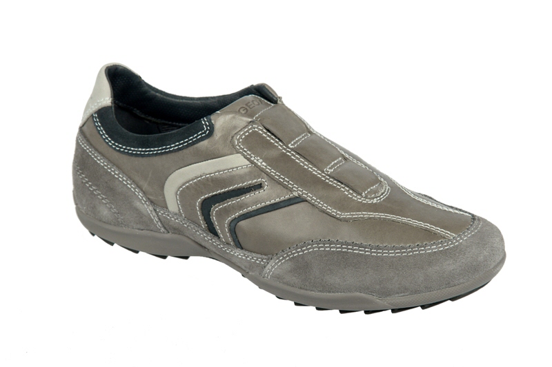 Geox Respira Schuhe Pietro N dunkelgrau Slipper