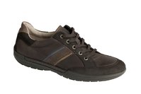 Ecco Welt Sneaker Schuhe dunkelbraun Schnürer