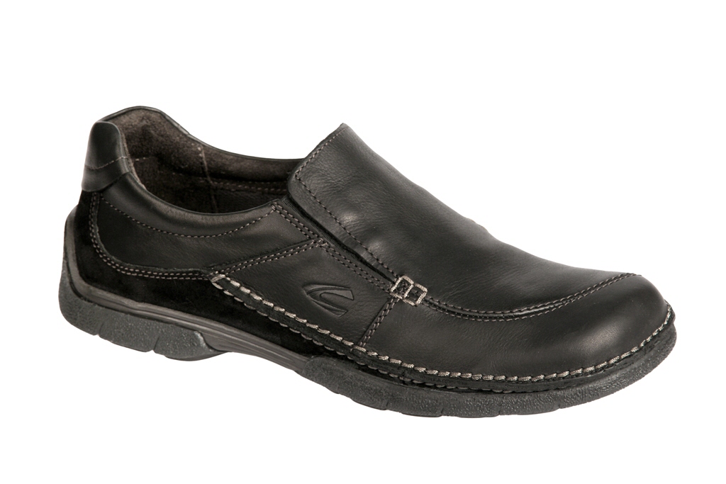 camel active Mars Schuhe schwarz Herren Slipper