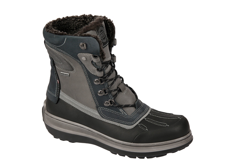 Ecco Roxton Stiefel schwarz blau Gore-Tex Warmfutter
