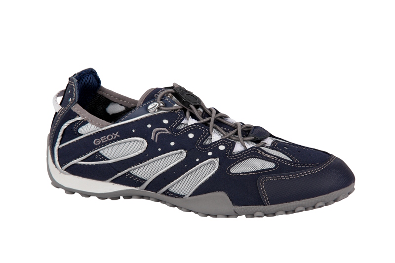 Geox Snake V Schuhe navy blau Damen Sneaker