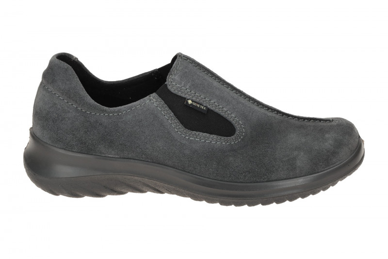 Legero Softboot Schuhe Slipper grau Velour Gore-Tex