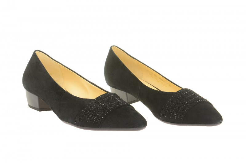 Gabor Pumps schwarz Samt 65.136.17