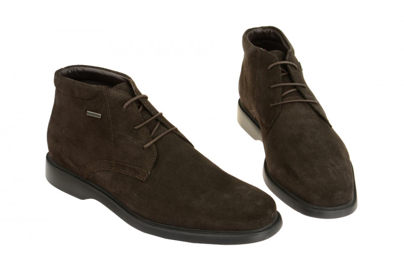 Geox Respira Brayden ABX Stiefelette in dunkelbraun - Amphibiox