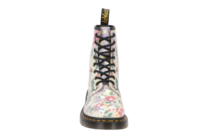 Dr Martens Pascal Stiefel beige Blumen 1460