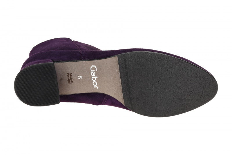 Gabor Stiefelette lila purple Velour 75.680.13