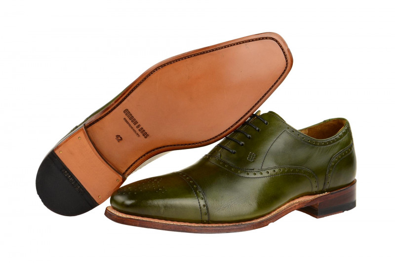 Gordon & Bros elegante Schuhe Lucquin grün 2830-B