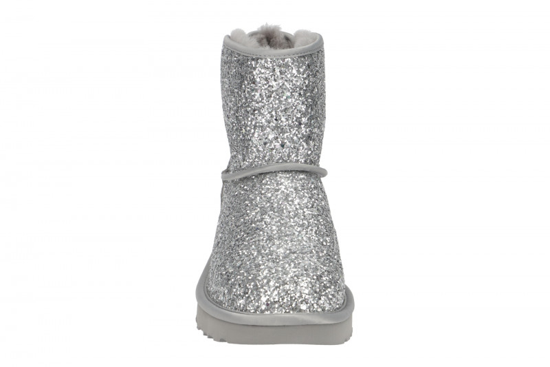 UGG Stiefel silber Classic Mini Bow Cosmos