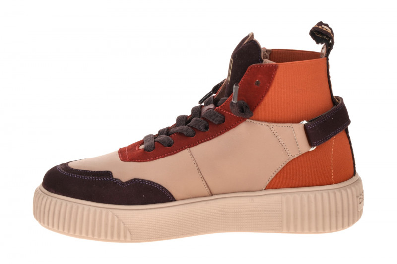 CRICKIT Rebeka Stretch Mid Sneaker taupe braun bunt
