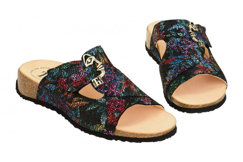 Think Mizzi Pantolette schwarz multi 1-81352-03