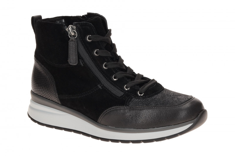 Gabor Schuhe Stiefel schwarz K-Weite Hallux Stretch 8043.02.001