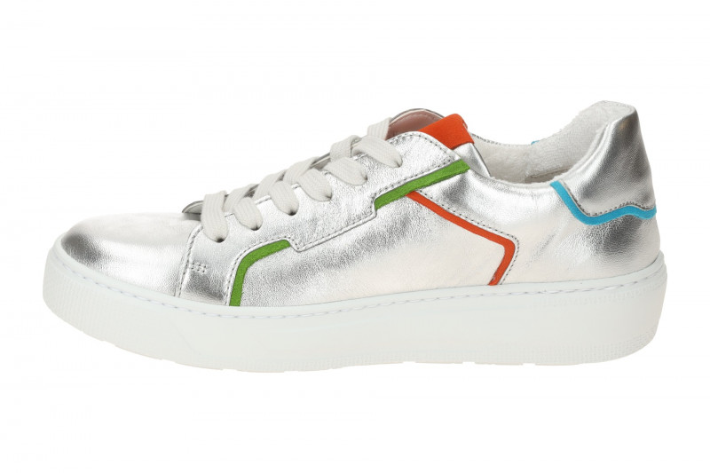 Gabor Schuhe silber metallic Damen Sneakers 63.210.61