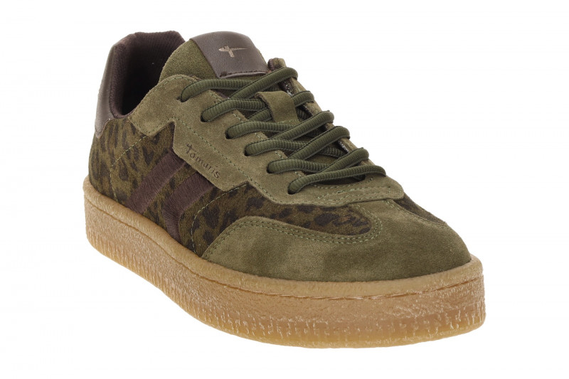 Tamaris Schuhe Sneaker grün olive Leo 23723