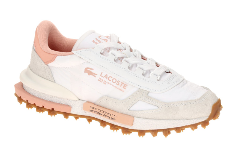 Lacoste Elite Active Sneakers Schuhe weiß rosa Damen 1269