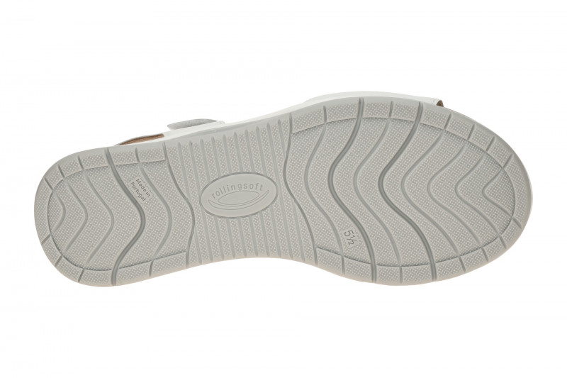Gabor RollingSoft Sandale weiß uni Glattleder 86.885.50