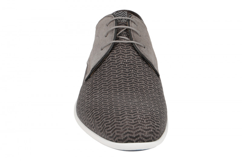 Floris van Bommel Schuhe grau Nubuck Lizar 18303