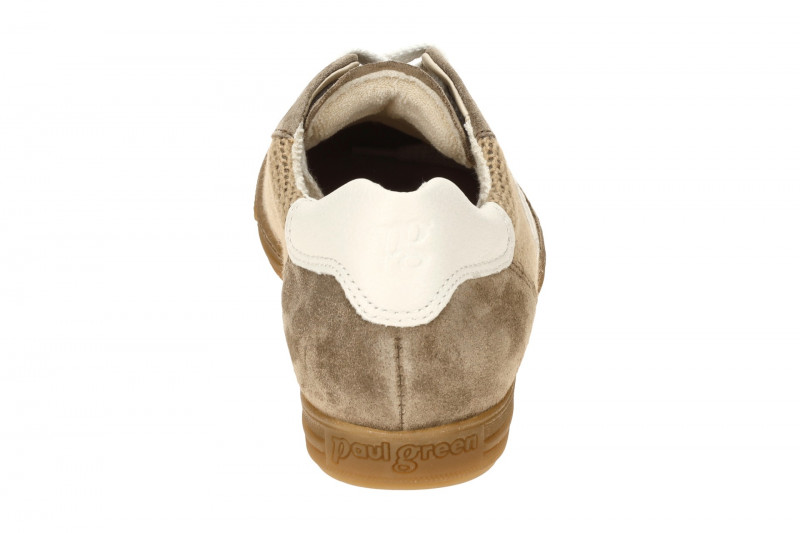 Paul Green Sneaker Schuhe taupe braun Jute 5450