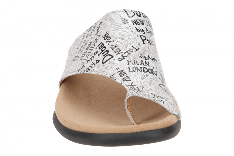 Gabor Zehentrenner Pantolette grau letter 83.700.69