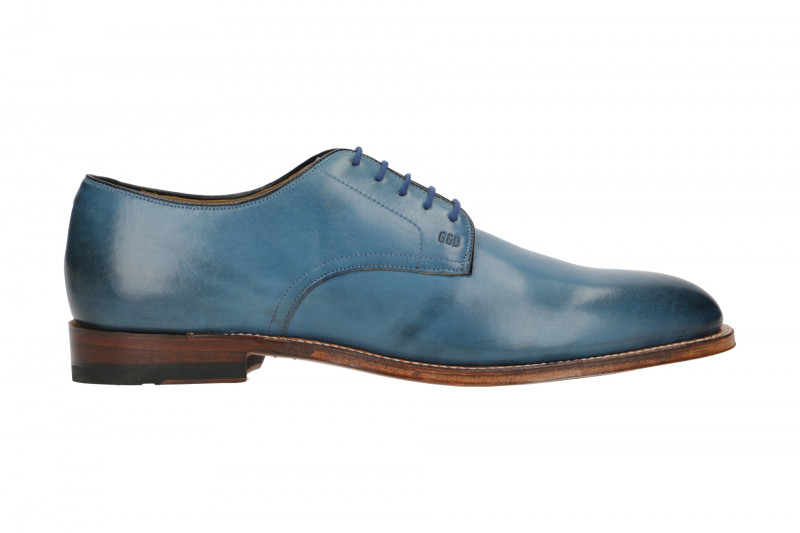 Gordon & Bros Ken Schuhe blau royal Rahmengenäht 5150