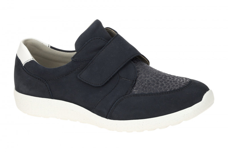 Waldläufer Ira Schuhe blau M-Weite OrthoTritt Klett 815M32