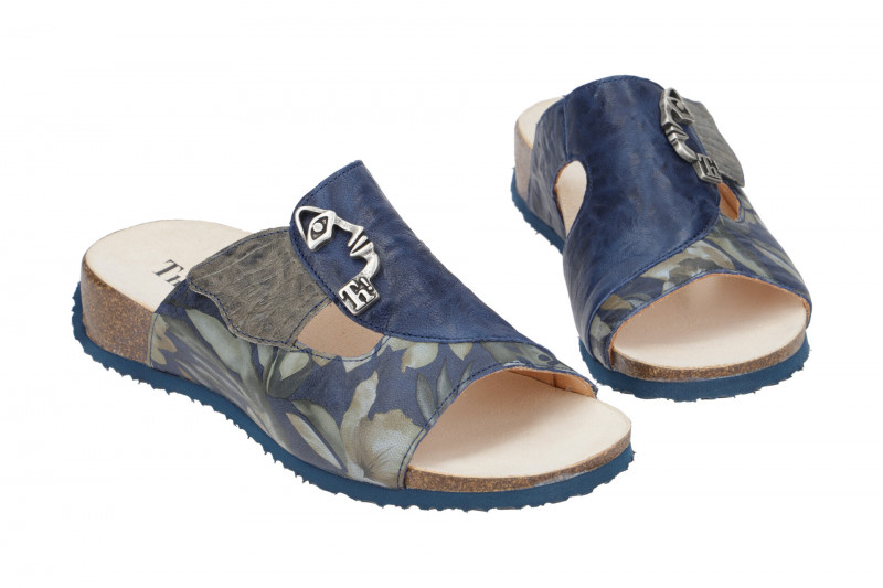 Think Mizzi Pantolette blau indigo 124