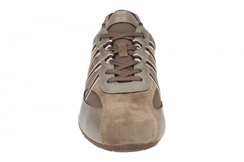 Geox RaveX Herren Sneaker Schuhe grau braun