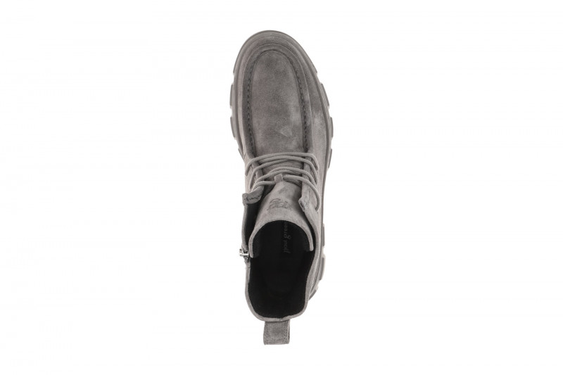 Paul Green Stiefel Boots grau Velour Mokassin 5499