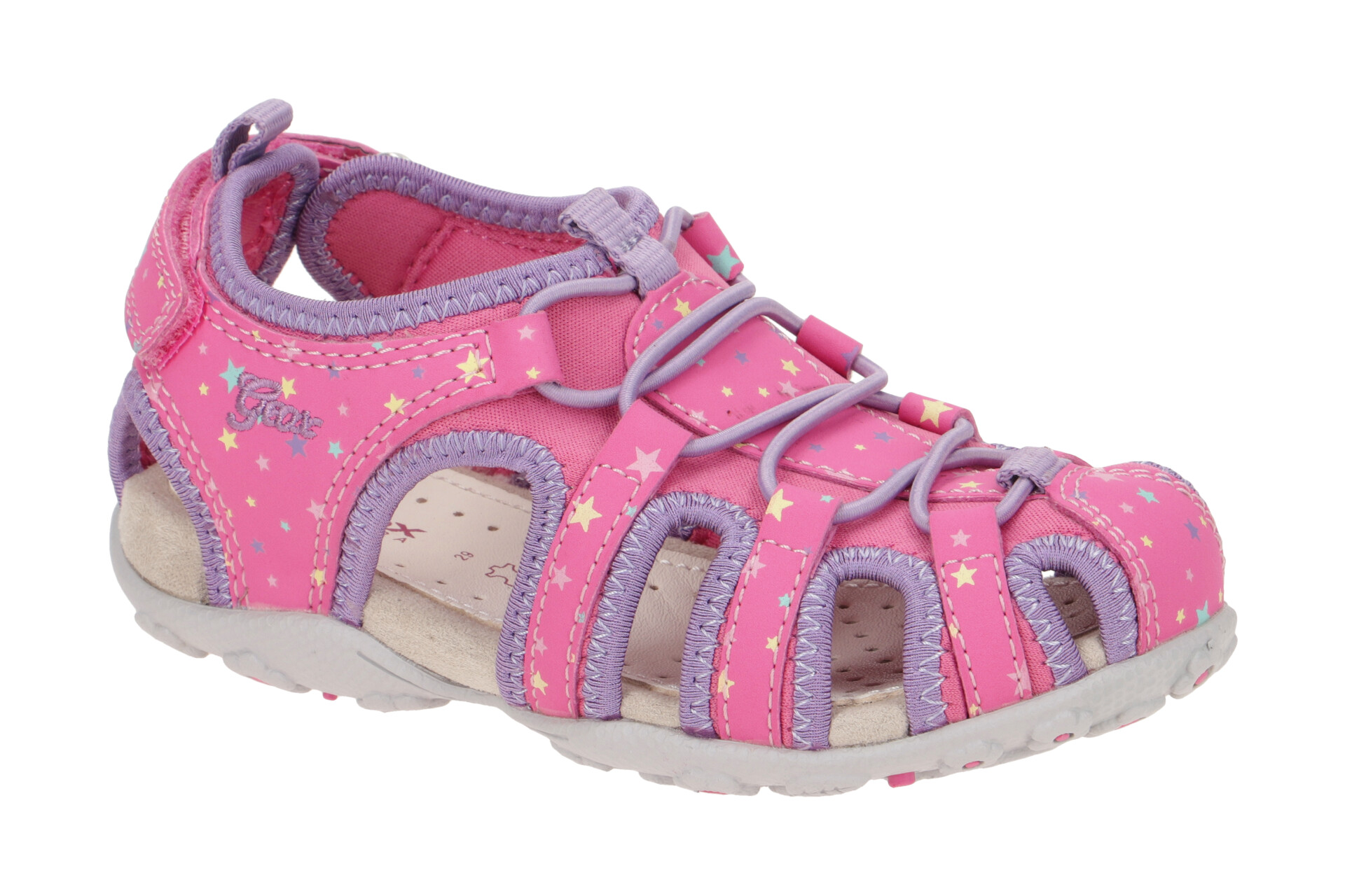 Geox Roxanne Kinder Mädchen Sandale pink J25D9A | Schuhhaus Strauch
