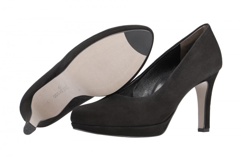 Paul Green Pumps schwarz Samt 2834