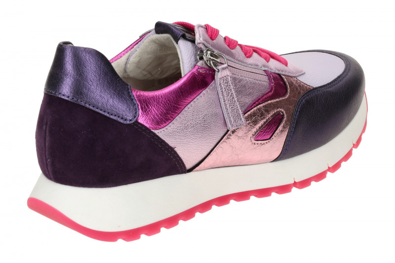 Gabor comfort Sneaker Schuhe lila metallic 62.488.58