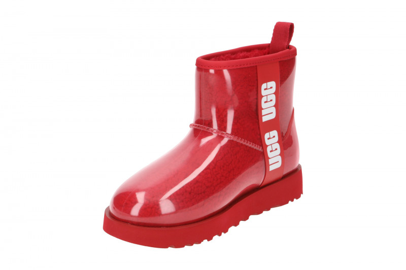 UGG Classic Clear Mini Stiefelrot rot samba-red