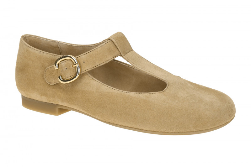 Paul Green Slipper Mary Jane beige T-Steg 1203