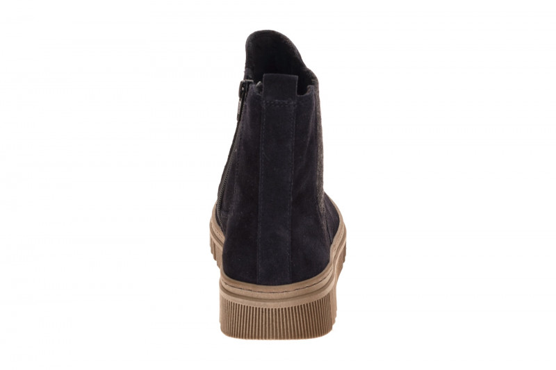 Gabor Stiefelette blau Chelsea Boots Velour 8008.03.002