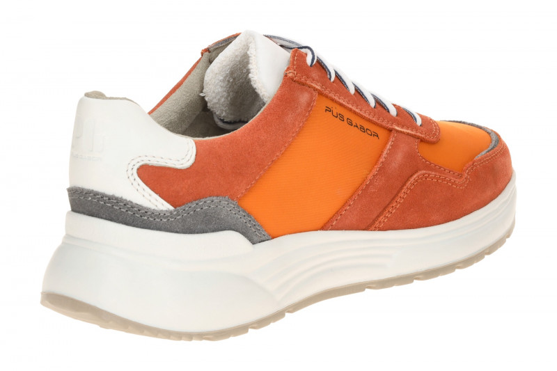 Pius Gabor Schuhe rot orange Herren Sneakers 1079.11