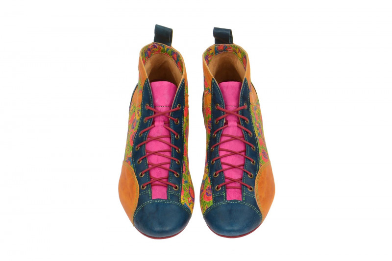 Think Guad Stiefelette bunt Blumen Muster 0-80288-99