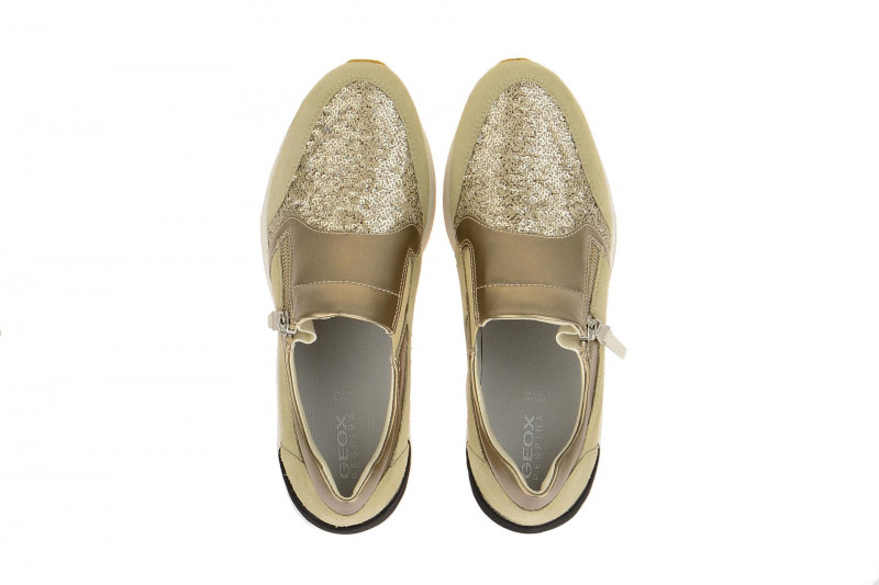 Geox Omaya Schuhe beige gold D620SA