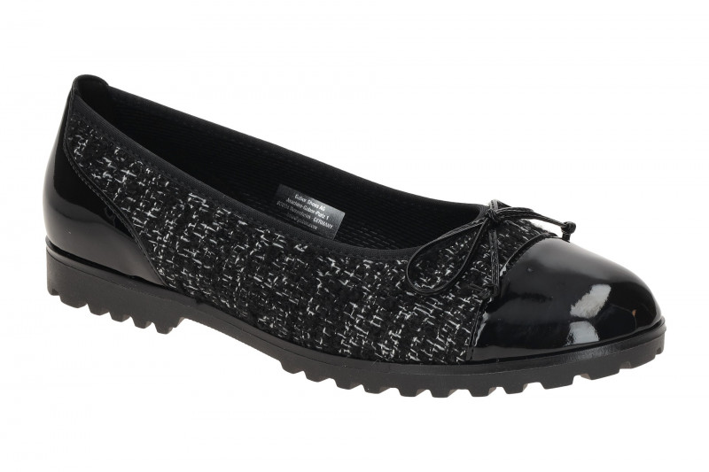Gabor Ballerina schwarz grau Glitzer 74.100.47