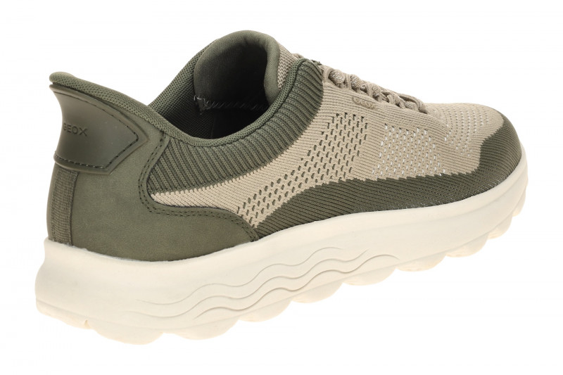 Geox Spherica Sneaker Schuhe beige grün FASTin U65MPE