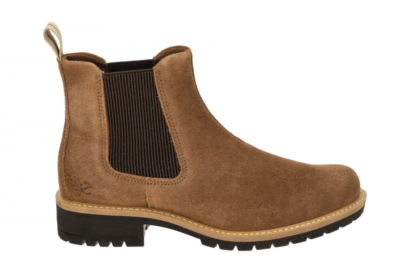 ecco Elaina Chelsea Stiefelette braun Velour 202203