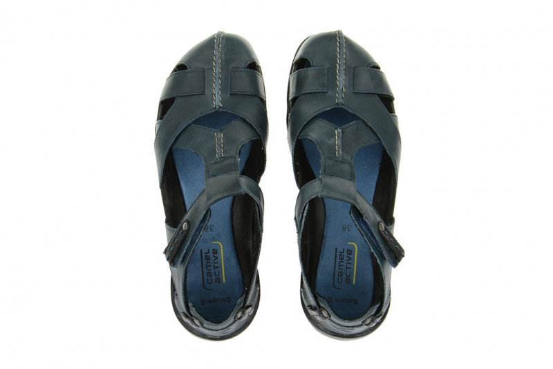 camel active Saturn-S Sandale blau denim