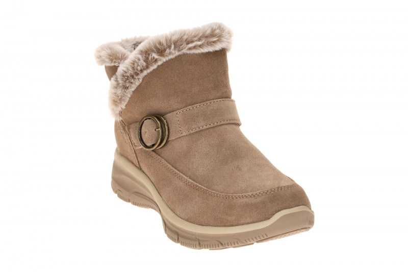 Skechers Easy Going Stiefelette braun mush Schlupf Boot Slip Ins