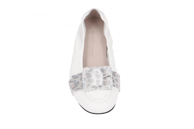 K&S Malu Ballerinas weiß Leo 10490