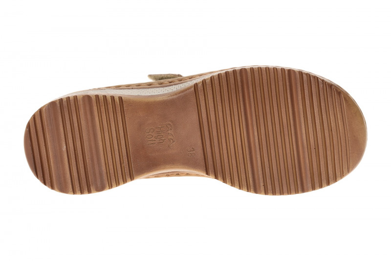 ara Hawaii Steg Pantolette beige Glitzer 12-29003