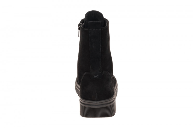 Gabor Stiefel schwarz Lace Up Boots Velour 8008.04.001
