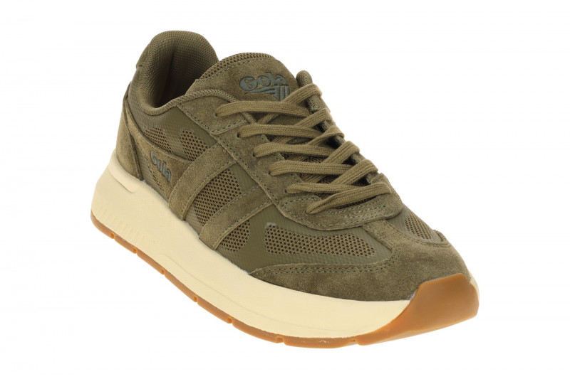 Gola Seattle Trainer Schuhe Sneakers grün khaki Herren CMB917LN