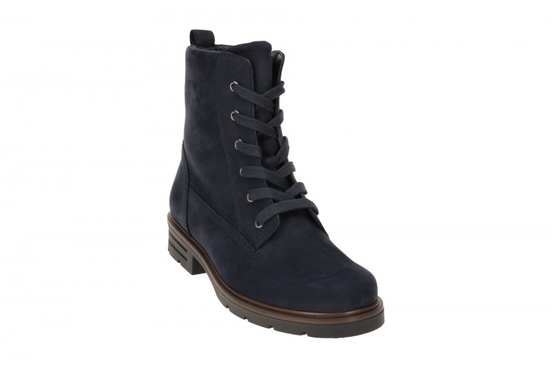 Gabor Fashion Stiefelette blau Nubuck 74.651.16